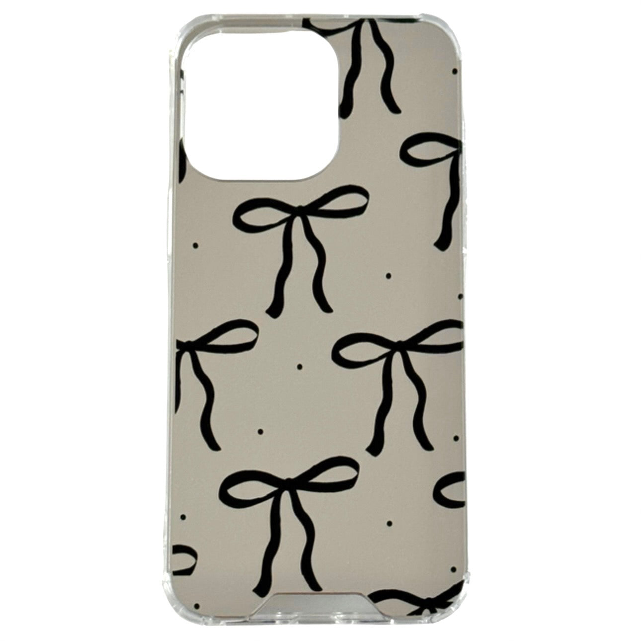 Black Bows - Coque Miroir