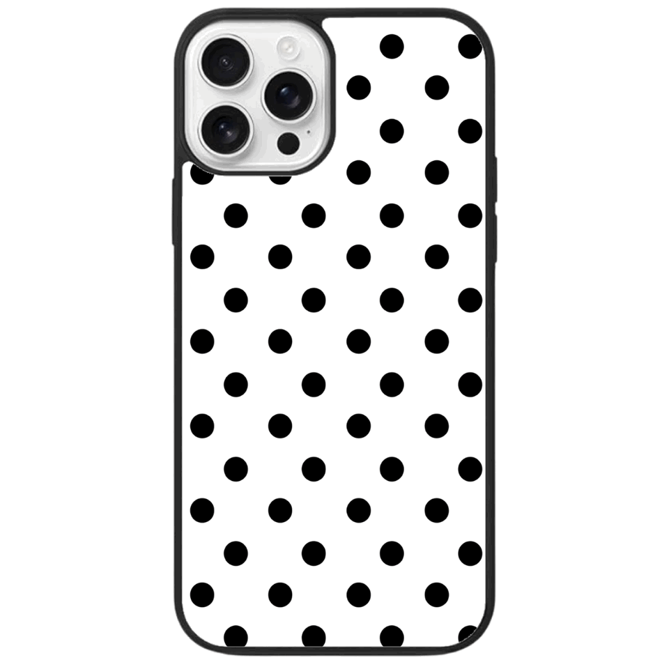 White & Black Dots
