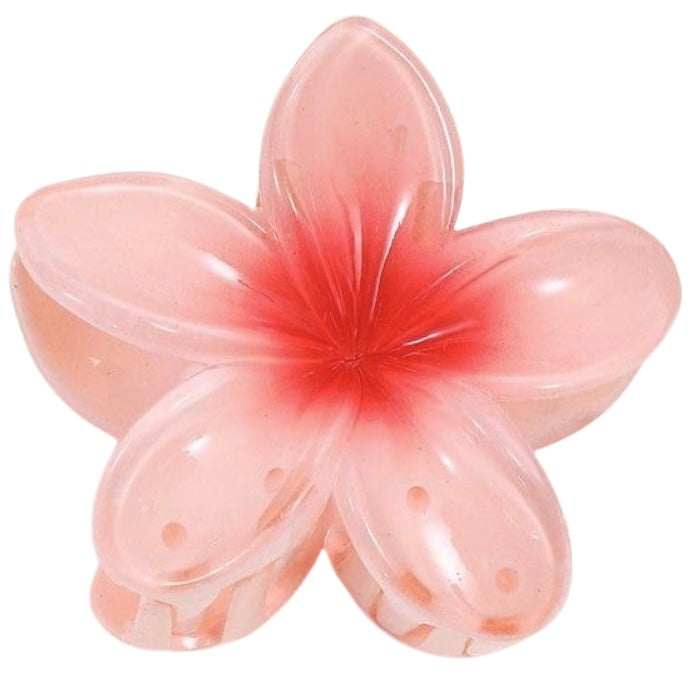 Pince à cheveux fleur de frangipanier