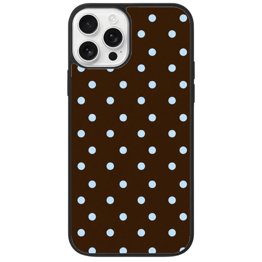 Brown & Blue Dots