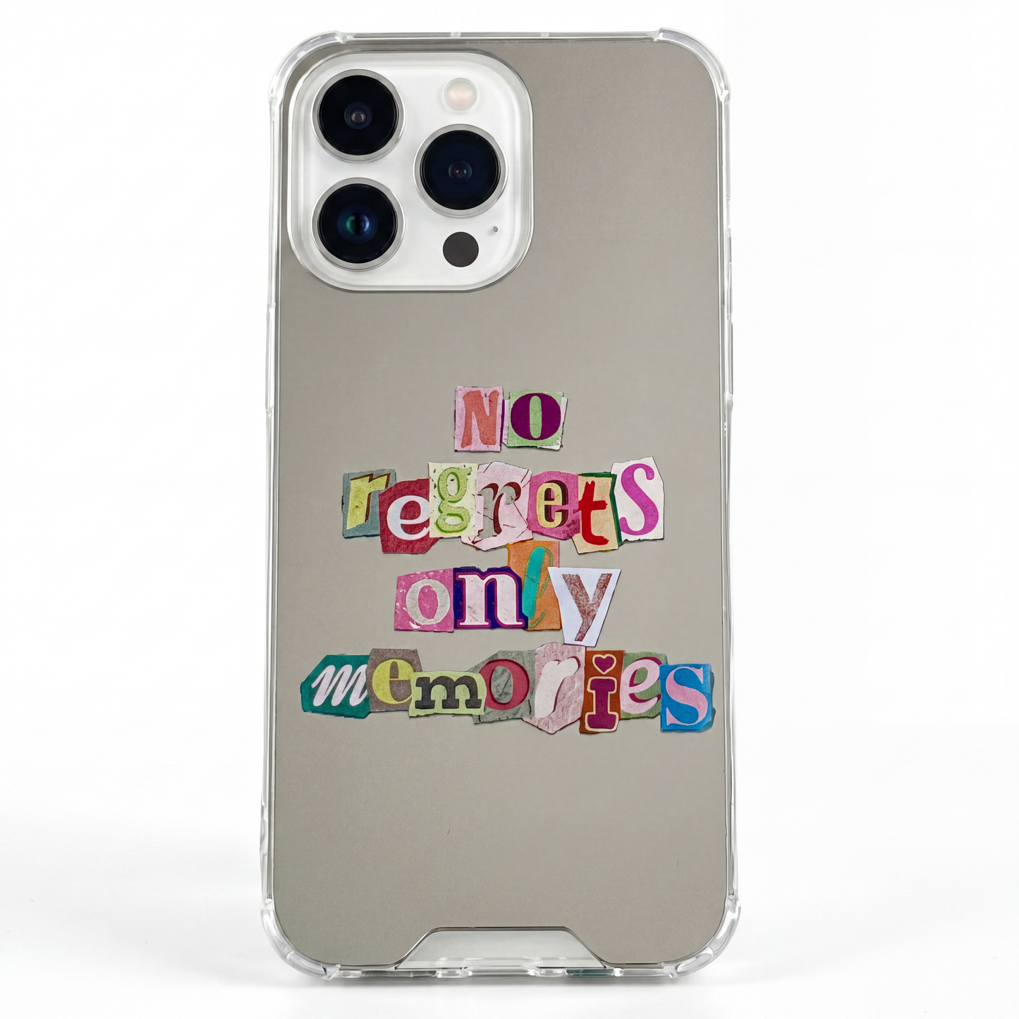 No Regrets Only Memories - Coque Miroir