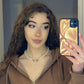 Brown Floating Hearts